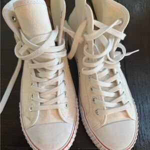 P.F. Flyers Classic White High-Top Sneakers
